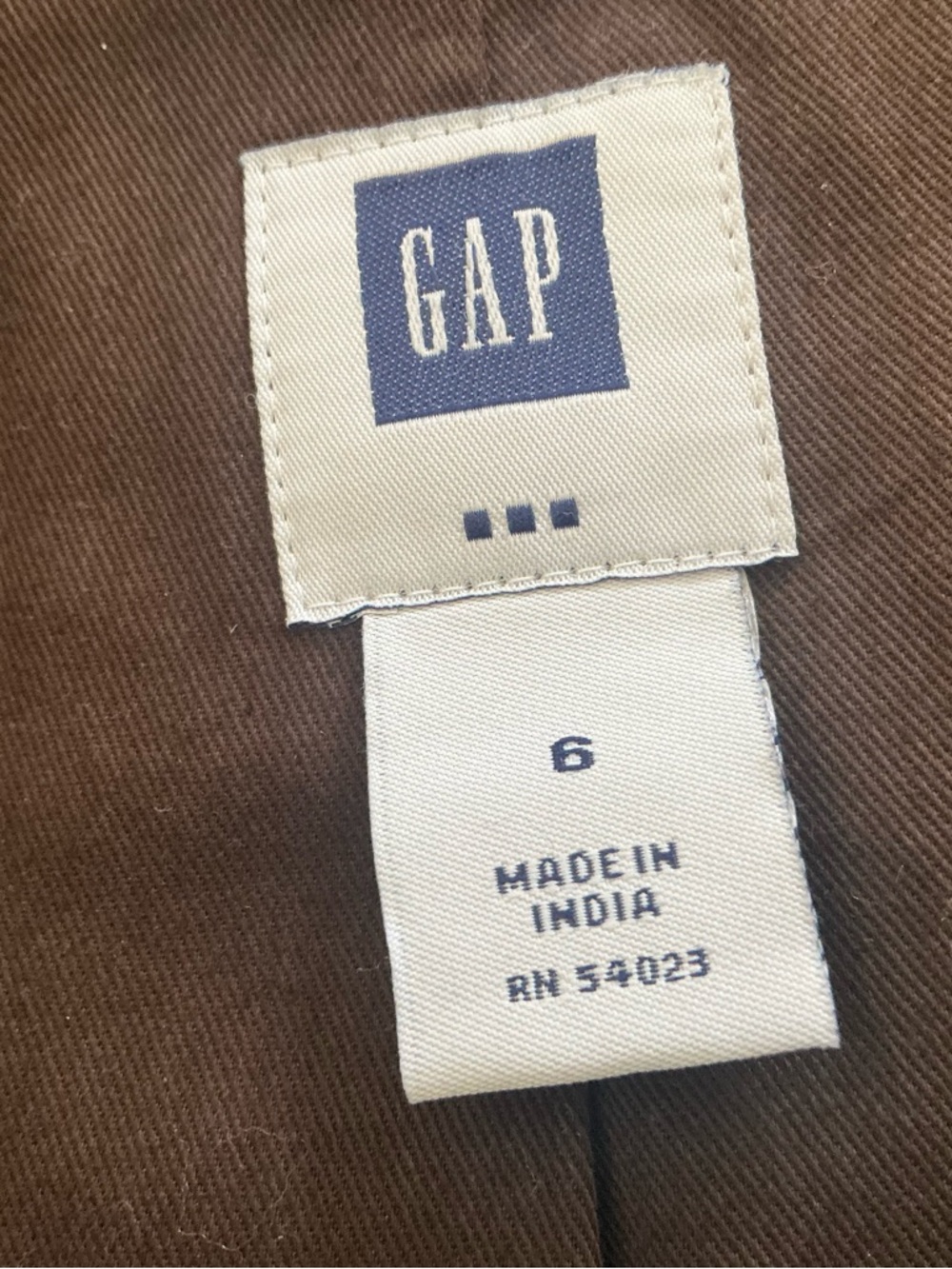 Gap Womens Chocolate Brown Velvet Blazer Jacket Cotton Stretch Academia Capsule - Picture 4 of 6